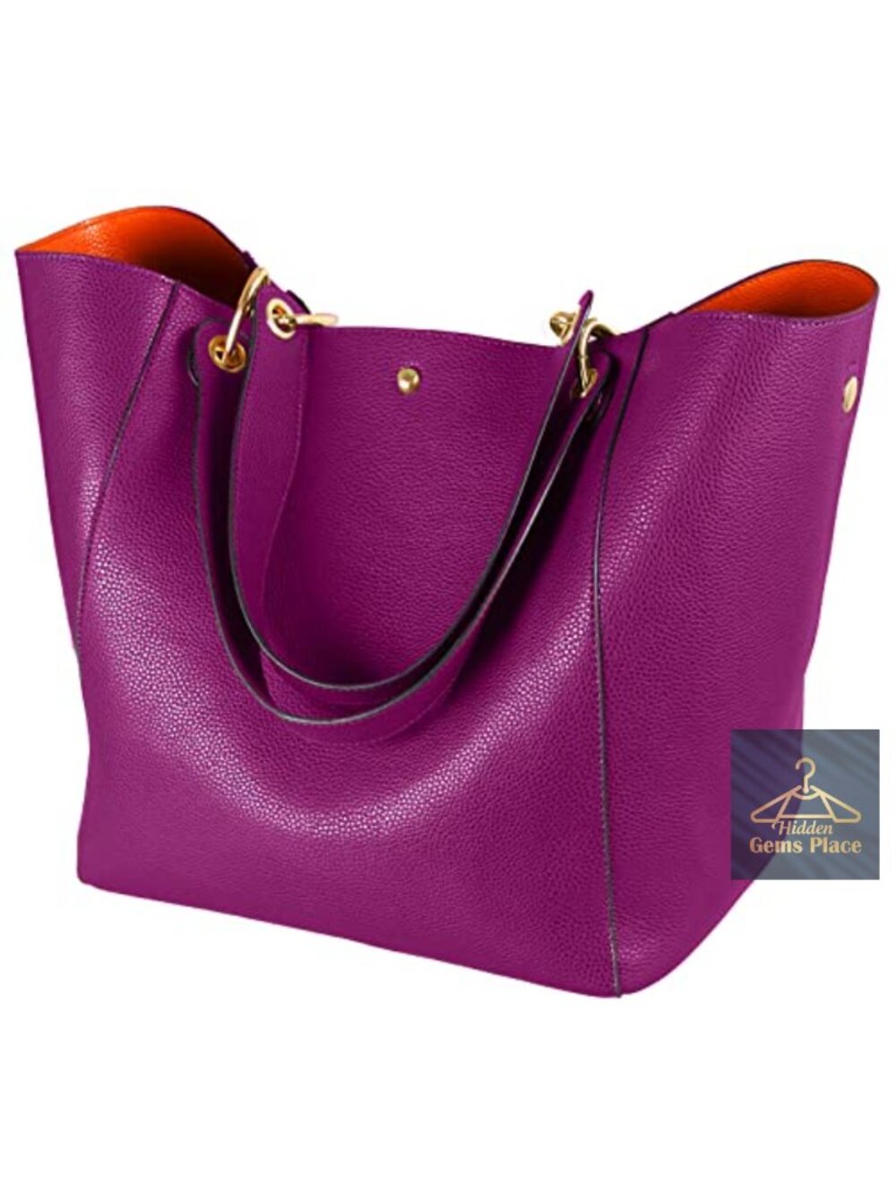 Large Work Tote Bag Women Designer Handbags Bucket Purse Faux Leather